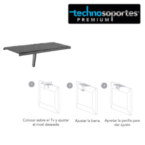 Soporte Universal para antena TDT, Decodificadores, Modern, Router y Barra de sonido